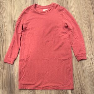 Lou and grey rosy pink sweatshirt dress - medium